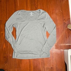Gray Long Sleeve Shirt